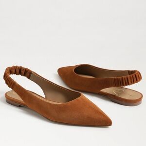 Sam Edelman Whitney Frontier Brown Color Slingback Pointed Toe Flats size 9